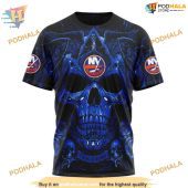 Custom Design With Skull Art Nhl New York Islanders Hoodie 3d 3.jpg - demo10