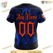 Custom Design With Skull Art Nhl New York Islanders Hoodie 3d 4.jpg - demo10