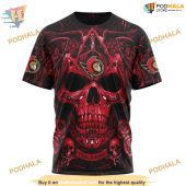 Custom Design With Skull Art Nhl Ottawa Senators Hoodie 3d 3.jpg - demo10