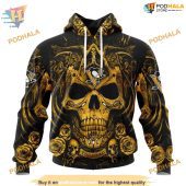 Custom Design With Skull Art Nhl Pittsburgh Penguins Hoodie 3d 1.jpg - demo10