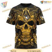Custom Design With Skull Art Nhl Pittsburgh Penguins Hoodie 3d 3.jpg - demo10