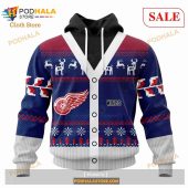 Custom Detroit Red Wings Chrismas Season Sweatshirt Nhl Hoodie 3d 1.jpg - demo10