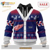 Custom Detroit Red Wings Chrismas Season Sweatshirt Nhl Hoodie 3d 2.jpg - demo10