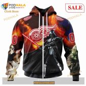 Custom Detroit Red Wings Design X Star War Sweatshirt Nhl Hoodie 3d 2.jpg - demo10