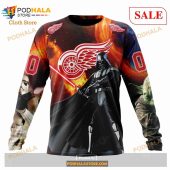 Custom Detroit Red Wings Design X Star War Sweatshirt Nhl Hoodie 3d 4.jpg - demo10