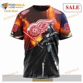 Custom Detroit Red Wings Design X Star War Sweatshirt Nhl Hoodie 3d 6.jpg - demo10