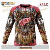 Custom Detroit Red Wings Native Costume Design Sweatshirt Nhl Hoodie 3d 4.jpg - demo10