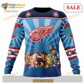 Custom Detroit Red Wings Paw Patrol Sweatshirt Nhl Hoodie 3d 4.jpg - demo10