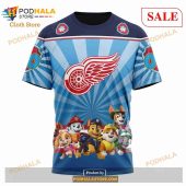 Custom Detroit Red Wings Paw Patrol Sweatshirt Nhl Hoodie 3d 6.jpg - demo10