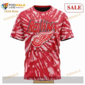 Custom Detroit Red Wings Retro Vintage Tie Dye Sweatshirt Nhl Hoodie 3d 6.jpg - demo10