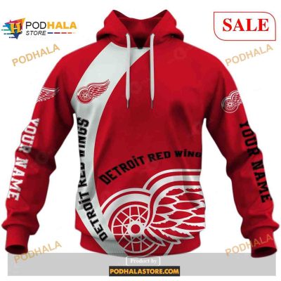 Custom Detroit Red Wings Sweatshirt NHL Hoodie 3D, You laugh I Laugh You Cry I Cry