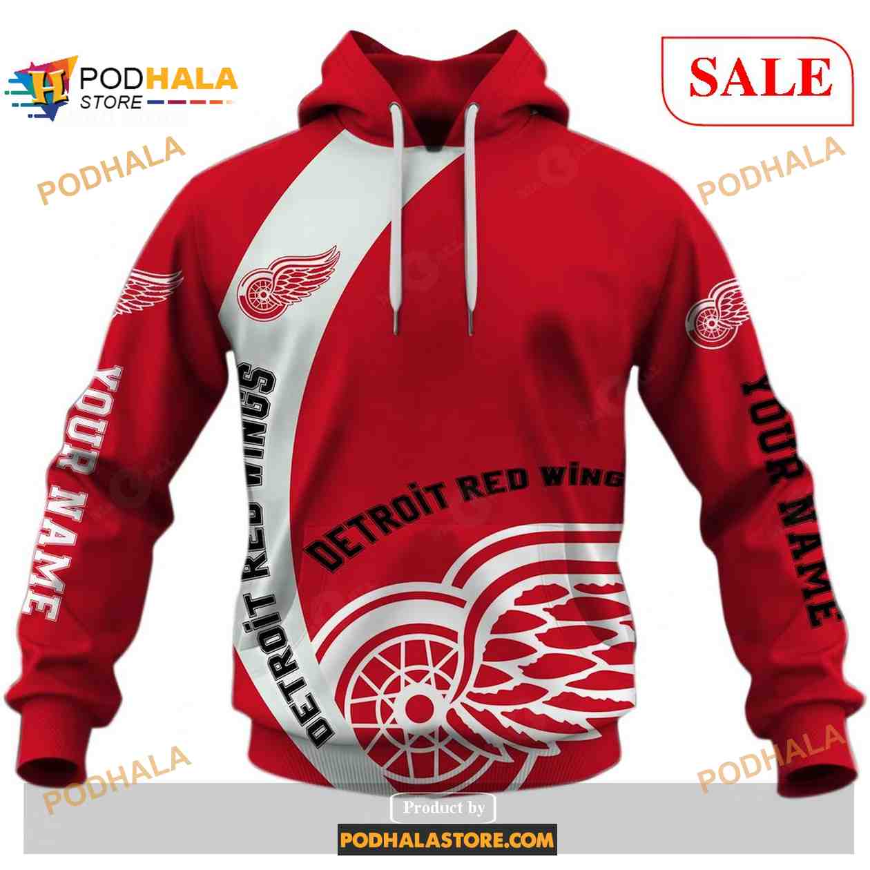 Custom Detroit Red Wings Sweatshirt NHL Hoodie 3D, You laugh I Laugh You Cry I Cry Custom Detroit Red Wings Sweatshirt NHL Hoodie 3D, You laugh I Laugh You Cry I Cry