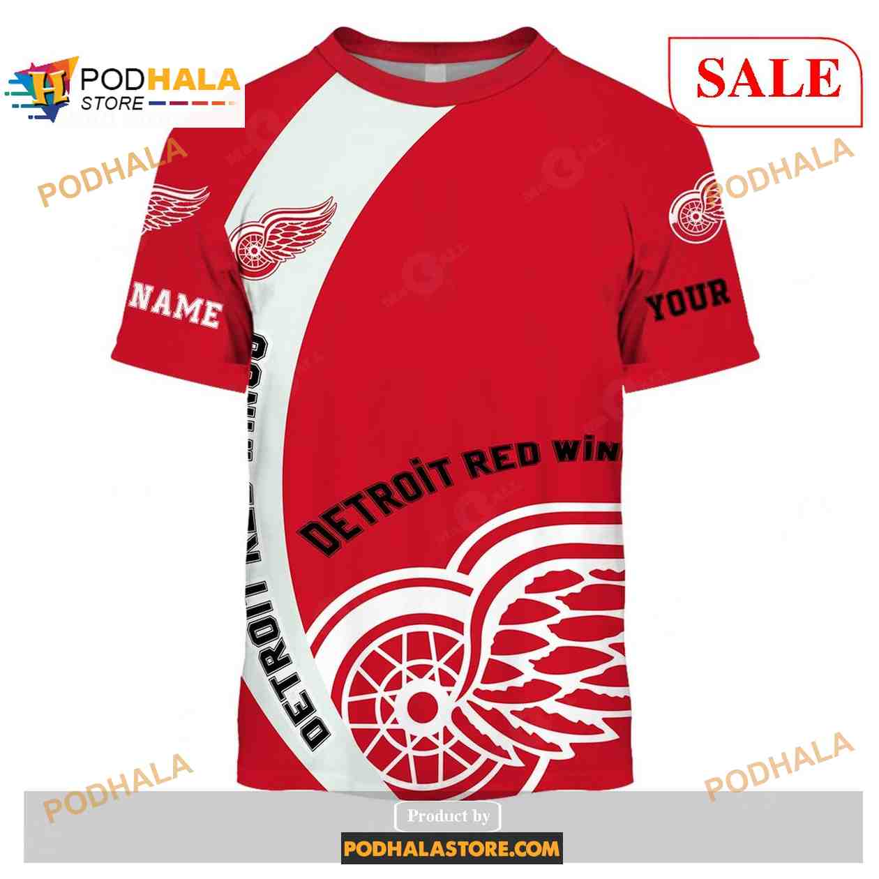 Custom Detroit Red Wings Sweatshirt NHL Hoodie 3D, You laugh I Laugh You Cry I Cry Custom Detroit Red Wings Sweatshirt NHL Hoodie 3D, You laugh I Laugh You Cry I Cry