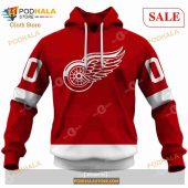 Custom Detroit Red Wings Throwback Vintage Nhl Home Sweatshirt Hoodie 3d 1.jpg - demo10