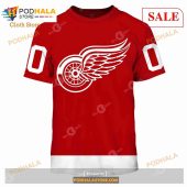 Custom Detroit Red Wings Throwback Vintage Nhl Home Sweatshirt Hoodie 3d 2.jpg - demo10