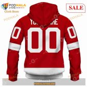 Custom Detroit Red Wings Throwback Vintage Nhl Home Sweatshirt Hoodie 3d 5.jpg - demo10
