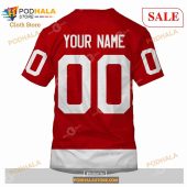 Custom Detroit Red Wings Throwback Vintage Nhl Home Sweatshirt Hoodie 3d 6.jpg - demo10