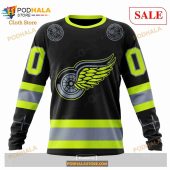 Custom Detroit Red Wings Unisex Firefighter Uniforms Color Nhl Hoodie 3d 4.jpg - demo10