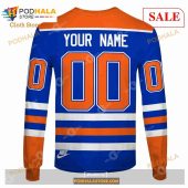 Custom Edmonton Oilers 80s Throwback Vintage Hockey Away Sweatshirt Hoodie 3d 7.jpg - demo10