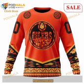 Custom Edmonton Oilers National Day For Truth And Reconciliation Nhl Hoodie 3d 4.jpg - demo10