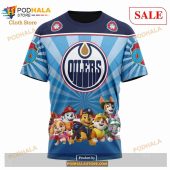 Custom Edmonton Oilers Paw Patrol Sweatshirt Nhl Hoodie 3d 6.jpg - demo10
