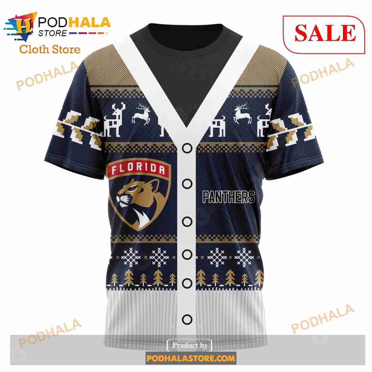 Custom Florida Panthers Chrismas Season Sweatshirt NHL Hoodie 3D Custom Florida Panthers Chrismas Season Sweatshirt NHL Hoodie 3D