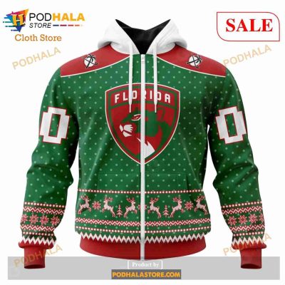 Custom Florida Panthers Christmas Apparel Sweatshirt NHL Hoodie 3D