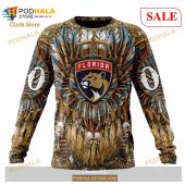 Custom Florida Panthers Native Costume Design Sweatshirt Nhl Hoodie 3d 4.jpg - demo10