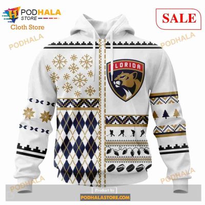 Custom Florida Panthers Unisex Christmas Sweatshirt NHL Hoodie 3D