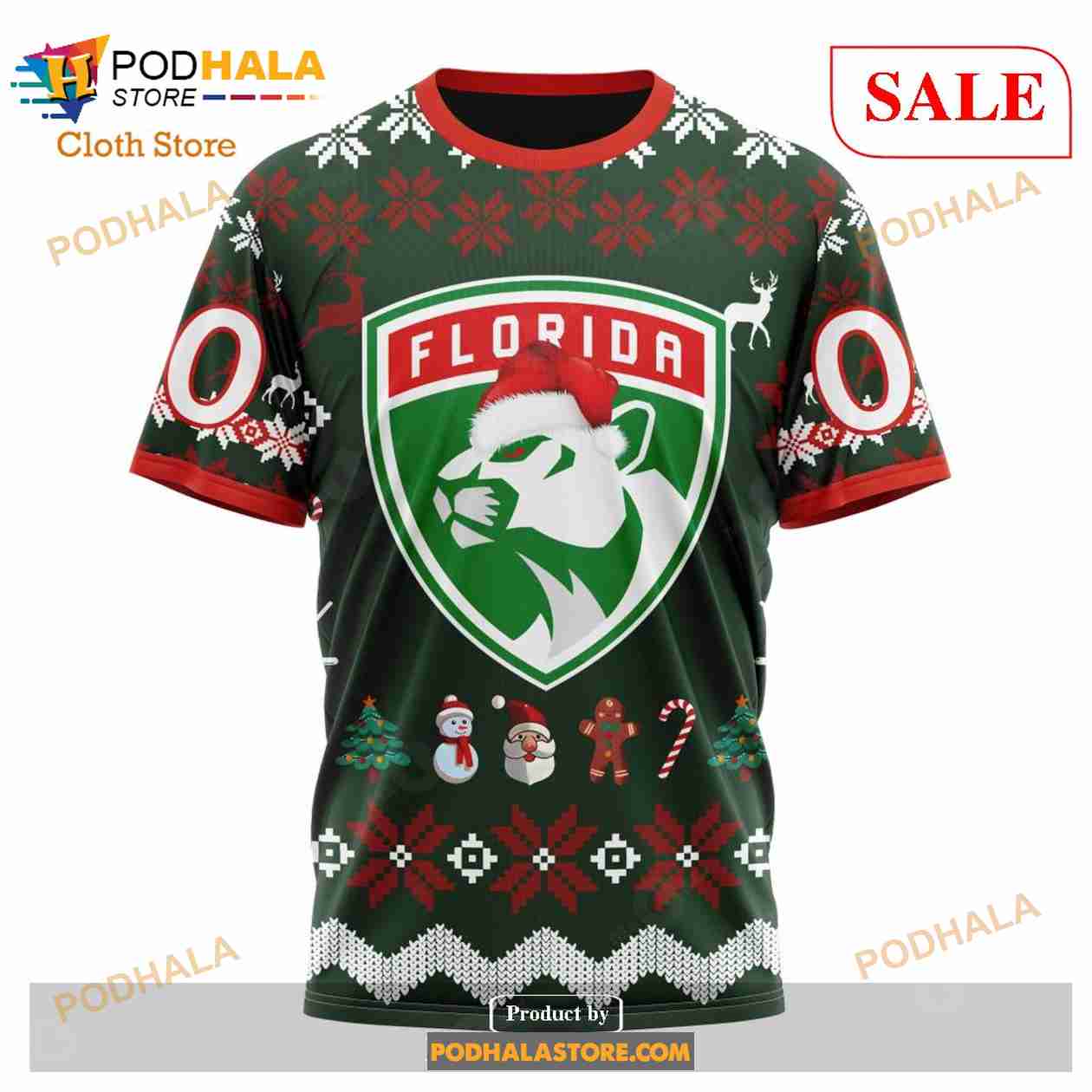 Custom Florida Panthers Unisex Christmas Sweatshirt NHL Hoodie 3D, NHL Merch Custom Florida Panthers Unisex Christmas Sweatshirt NHL Hoodie 3D, NHL Merch