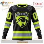 Custom Florida Panthers Unisex Firefighter Uniforms Color Nhl Hoodie 3d 4.jpg - demo10