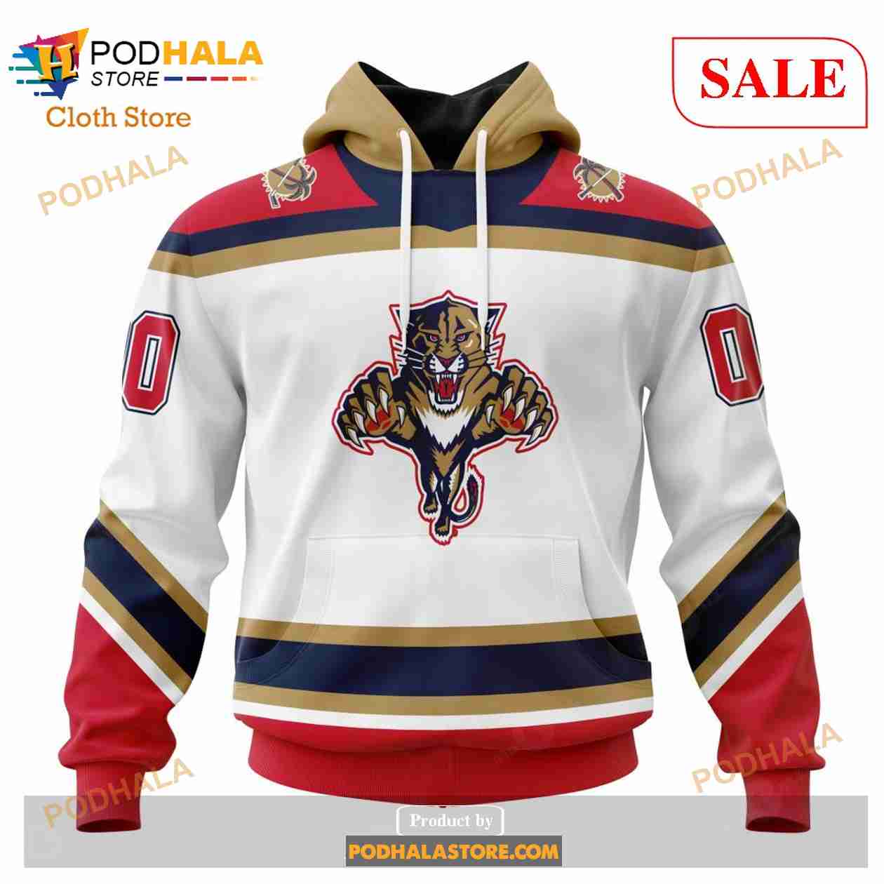 Custom Florida Panthers Unisex With Retro Concepts Sweatshirt NHL Hoodie 3D Custom Florida Panthers Unisex With Retro Concepts Sweatshirt NHL Hoodie 3D