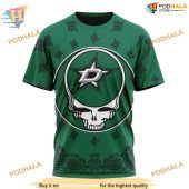 Custom Grateful Dead Design Nhl Dallas Stars Hoodie 3d Shirt 3.jpg - demo10