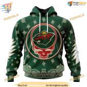 Custom Grateful Dead Design Nhl Minnesota Wild Hoodie 3d 1.jpg - demo10