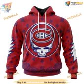 Custom Grateful Dead Design Nhl Montreal Canadiens Hoodie 3d 1.jpg - demo10