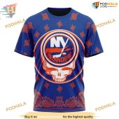 Custom Grateful Dead Design Nhl New York Islanders Hoodie 3d 3.jpg - demo10