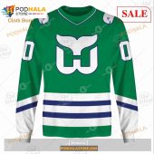 Custom Hartford Whalers Carolina Hurricanes Vintage Nhl Green Sweatshirt Hoodie 3d 4.jpg - demo10