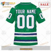 Custom Hartford Whalers Carolina Hurricanes Vintage Nhl Green Sweatshirt Hoodie 3d 7.jpg - demo10