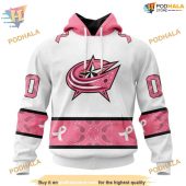 Custom In October We Wear Pink Breast Cancer Nhl Columbus Blue Jackets Hoodie 3d 1.jpg - demo10