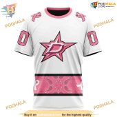 Custom In October We Wear Pink Breast Cancer Nhl Dallas Stars Hoodie 3d 3.jpg - demo10
