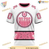 Custom In October We Wear Pink Breast Cancer Nhl Edmonton Oilers Hoodie 3d 3.jpg - demo10