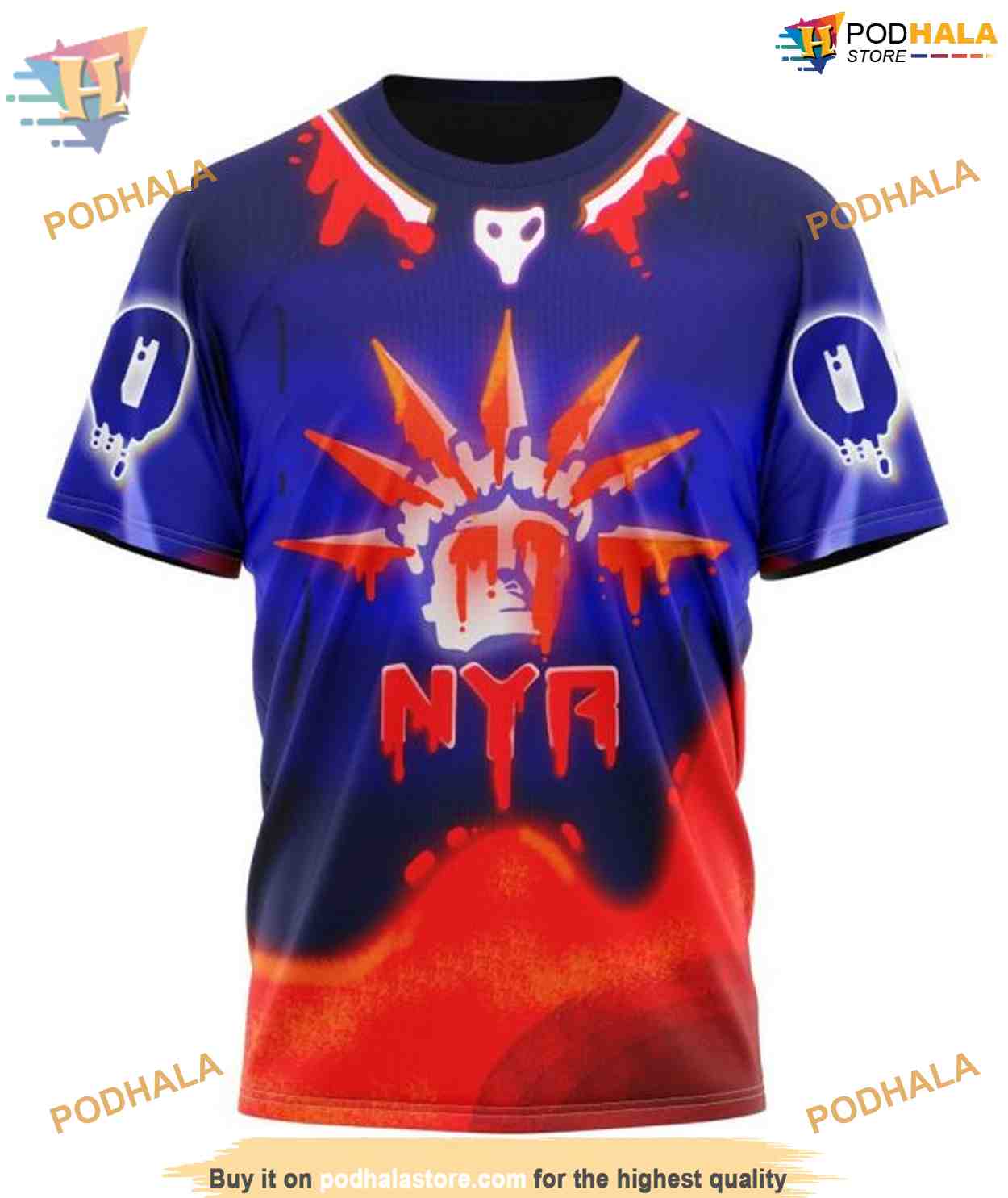 Custom Jersey For Halloween Night NHL New York Rangers Hoodie 3D Custom Jersey For Halloween Night NHL New York Rangers Hoodie 3D