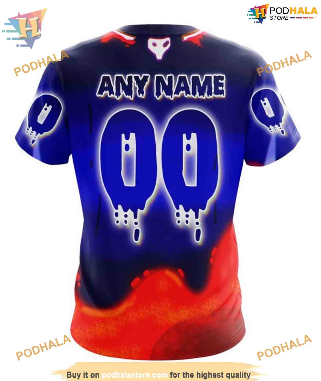 Custom Jersey For Halloween Night NHL New York Rangers Hoodie 3D Custom Jersey For Halloween Night NHL New York Rangers Hoodie 3D