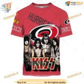 Custom Kiss Band Style Nhl Carolina Hurricanes Hoodie 3d Sweatshirt 2.jpg - demo10