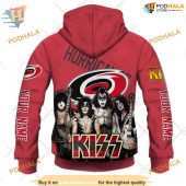 Custom Kiss Band Style Nhl Carolina Hurricanes Hoodie 3d Sweatshirt 3.jpg - demo10