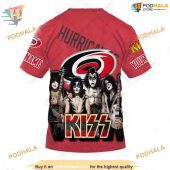 Custom Kiss Band Style Nhl Carolina Hurricanes Hoodie 3d Sweatshirt 4.jpg - demo10