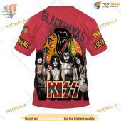 Custom Kiss Band Style Nhl Chicago Blackhawks Hoodie 3d 4.jpg - demo10