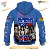 Custom Kiss Band V2 Style Nhl New York Rangers Hoodie 3d 3.jpg - demo10