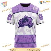 Custom Lavender Fight Cancer Nhl Colorado Avalanche Hoodie 3d Sweatshirt 3.jpg - demo10