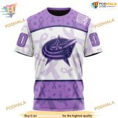 Custom Lavender Fight Cancer Nhl Columbus Blue Jackets Hoodie 3d 3.jpg - demo10